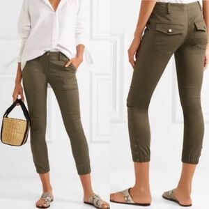 Veronica Beard Field Cargo Pants in Army Green size 2